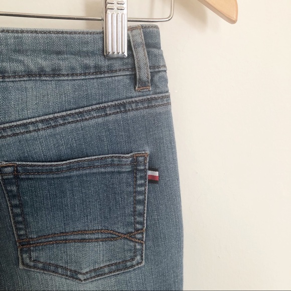 Tommy Hilfiger Girl’s Skinny Jeans Raw Distressed - Picture 3 of 8